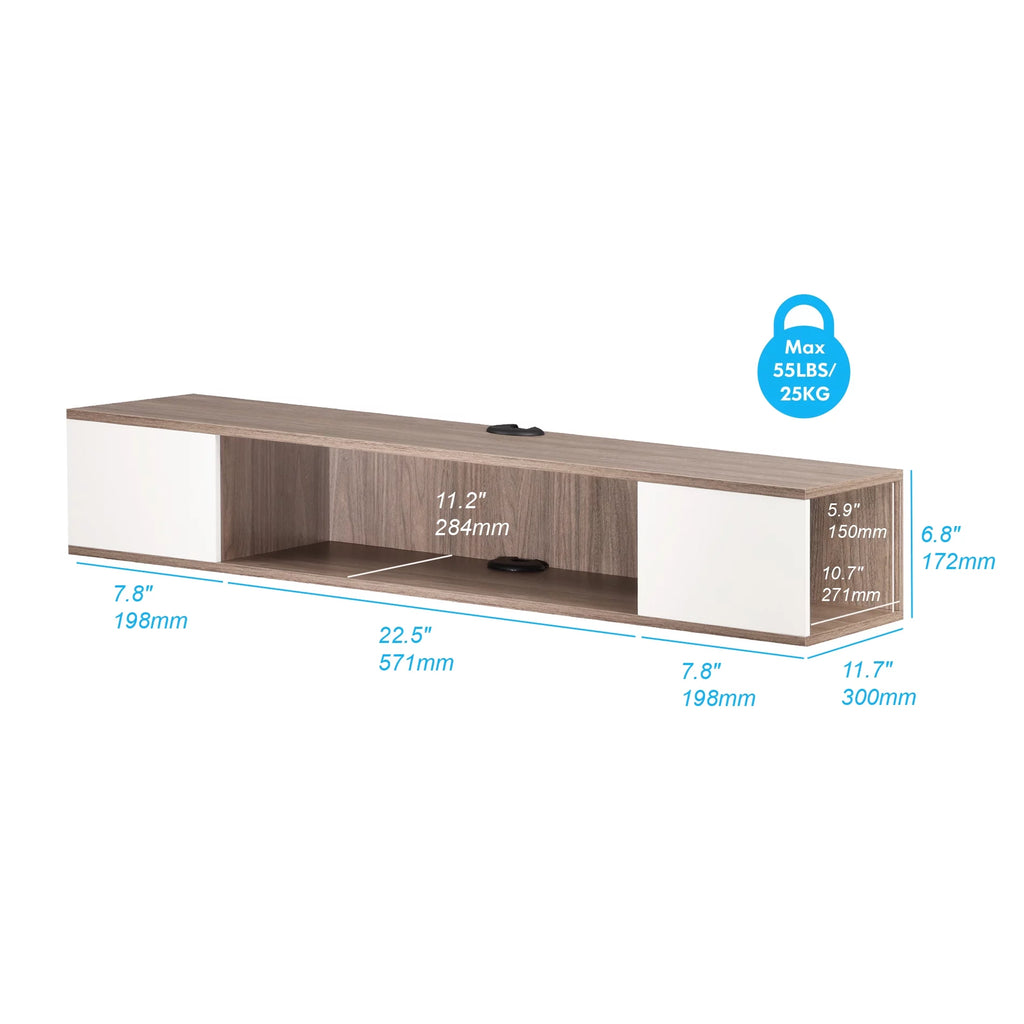 White Floating TV Stand O518333