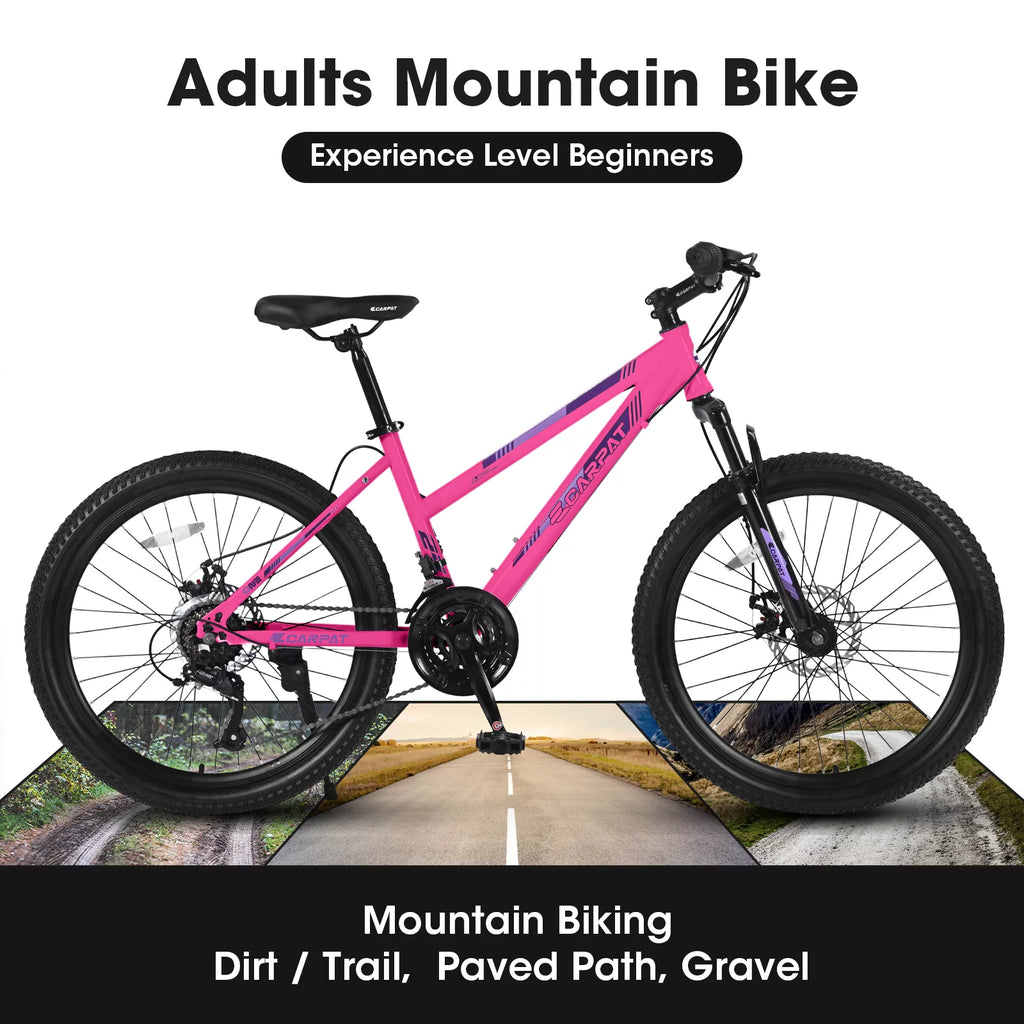 26 inch 21 Speeds Mountain Bike with Dual Disc Brakes J6374
