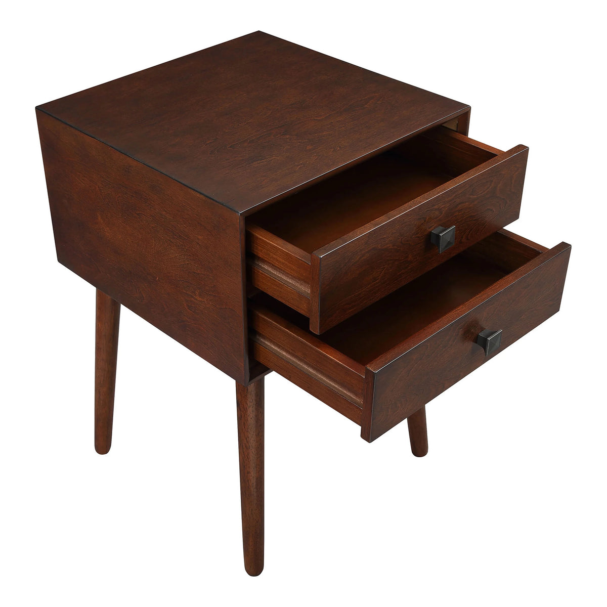 Espresso 2-Drawer Wood End Table U18848