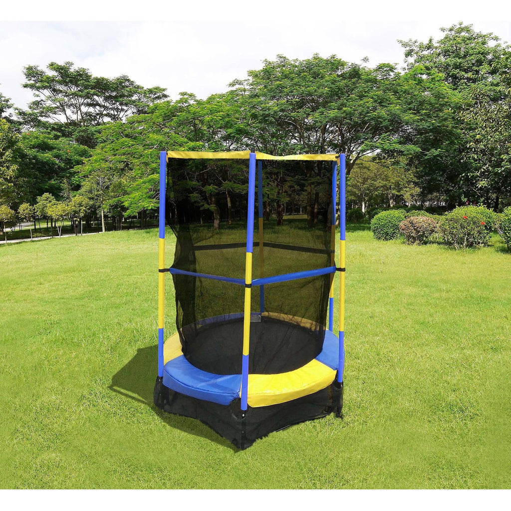 55-Inch Trampoline with Safety Enclosure H19520