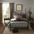 Queen Size Morocco Brown Bed I716