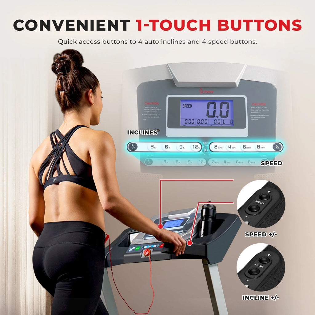 Foldable Treadmill with Auto Incline G41649