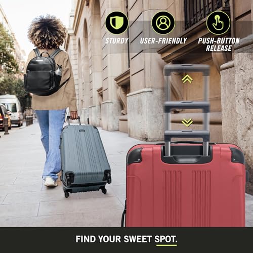 Rose Gold 28-Inch Hardshell 4-Wheel Spinner Luggage I9880
