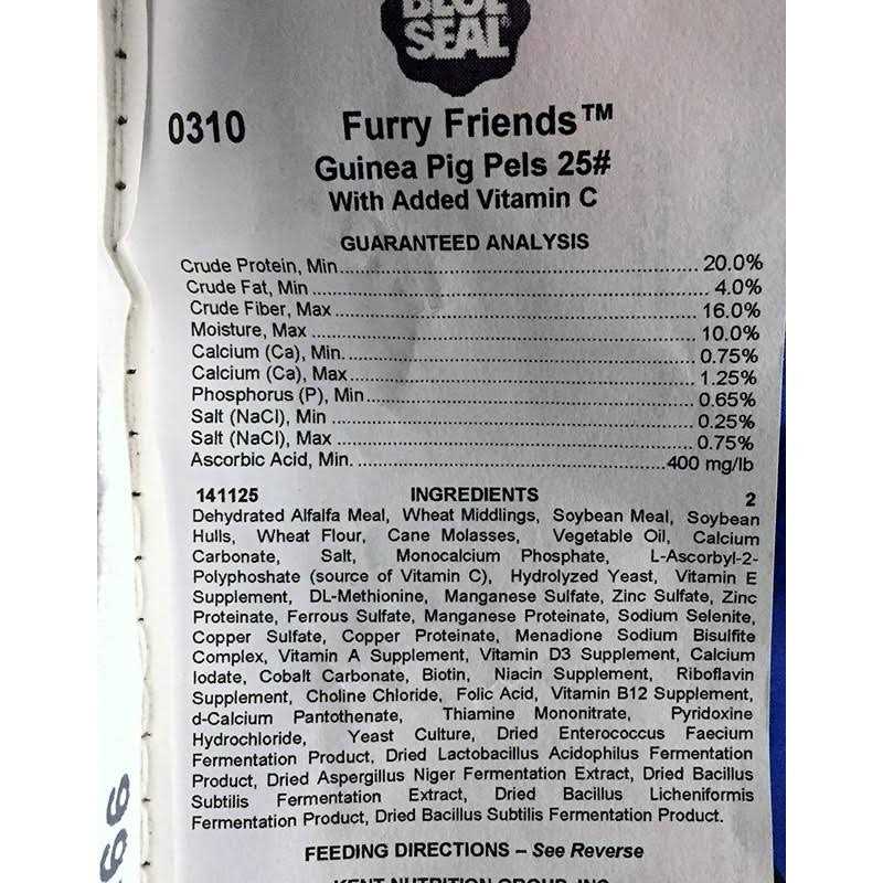 Guinea Pig Pellets X18417