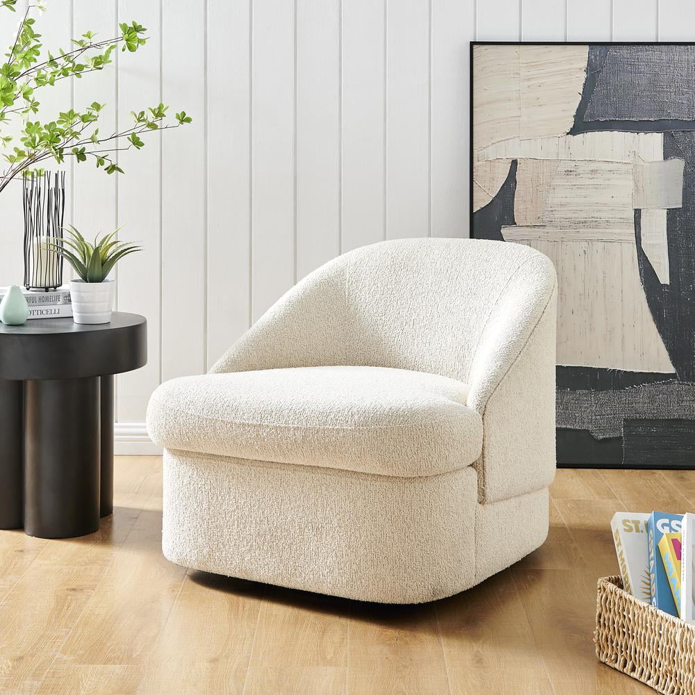 Fabric Swivel Accent Chair F9185