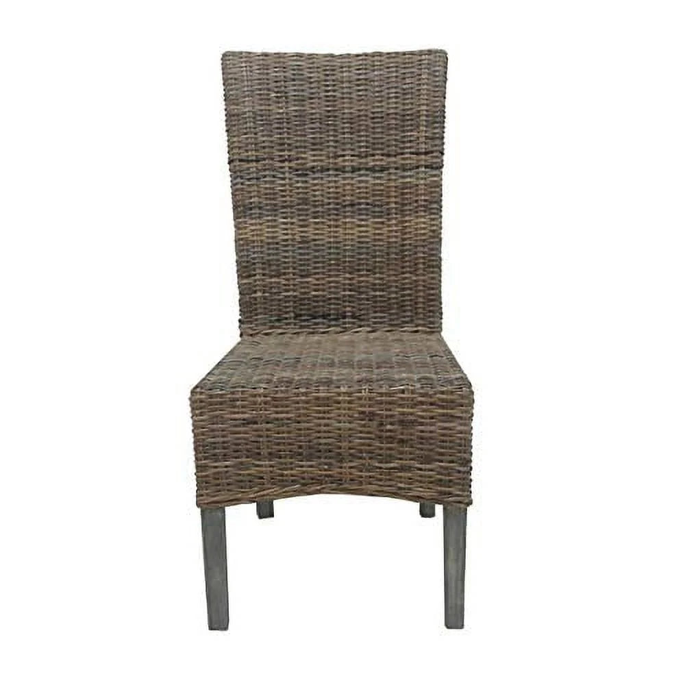 Rustic Gray Coastal Chair C377