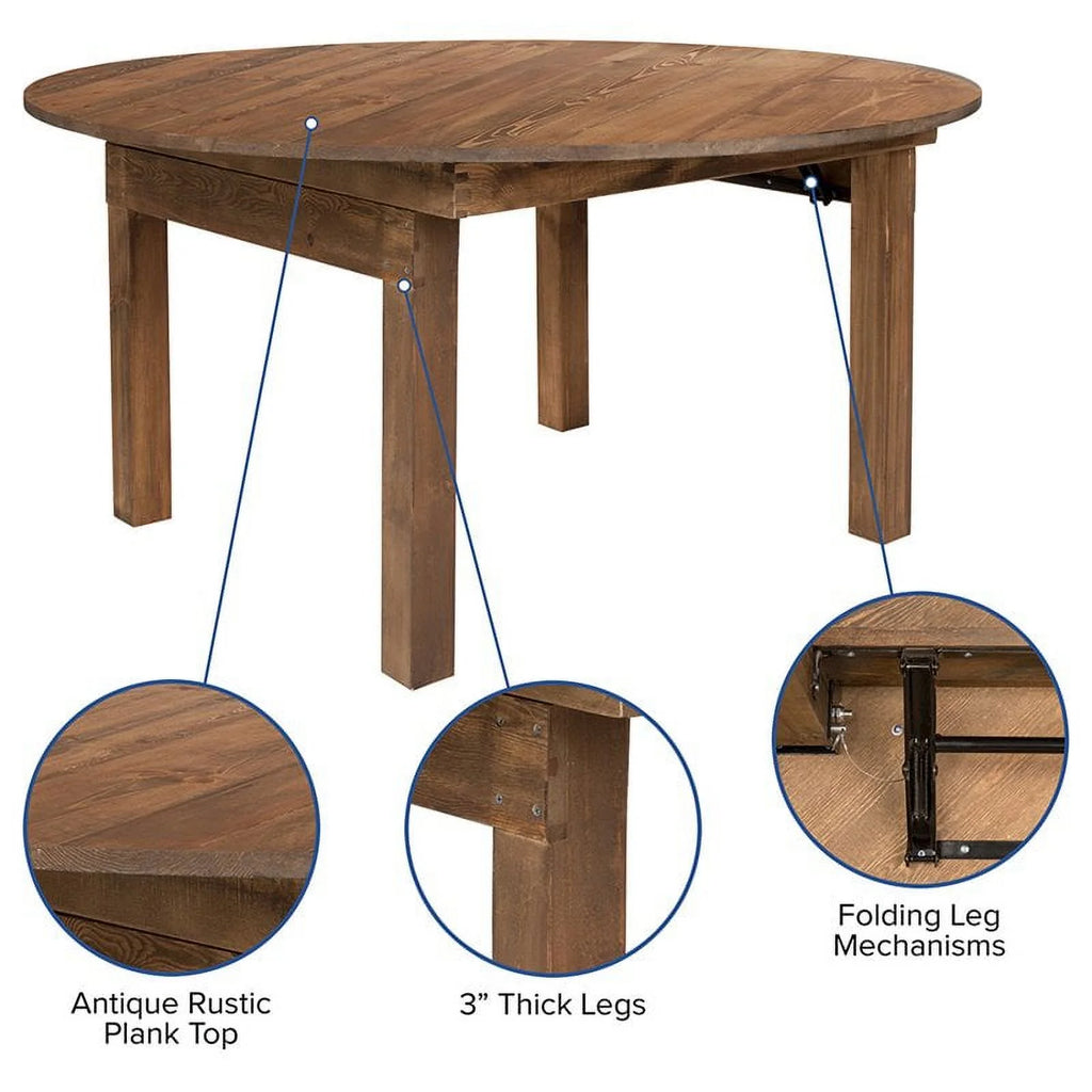 60" Round Farm Dining Table H8908