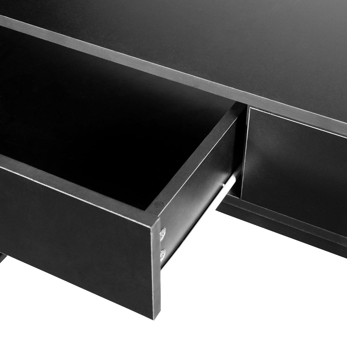 Black Computer Desk with Drawers J929558