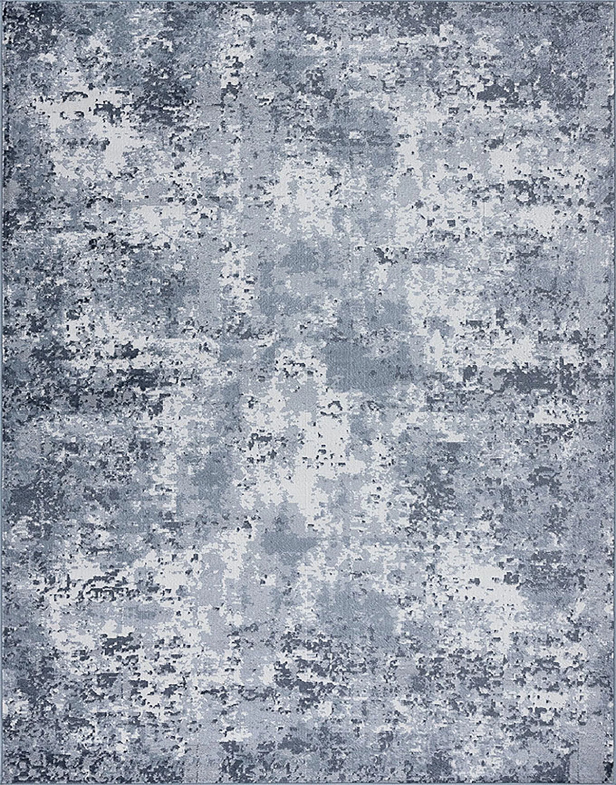 8x10 Modern Gray Large Area Rug K2154