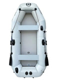 2.3m PVC Inflatable Rowing Boat with Oars and Pump O836