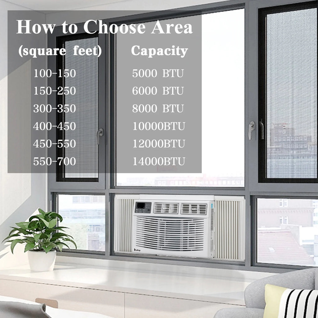 10000BTU Window Air Conditioner with Remote Control J13275
