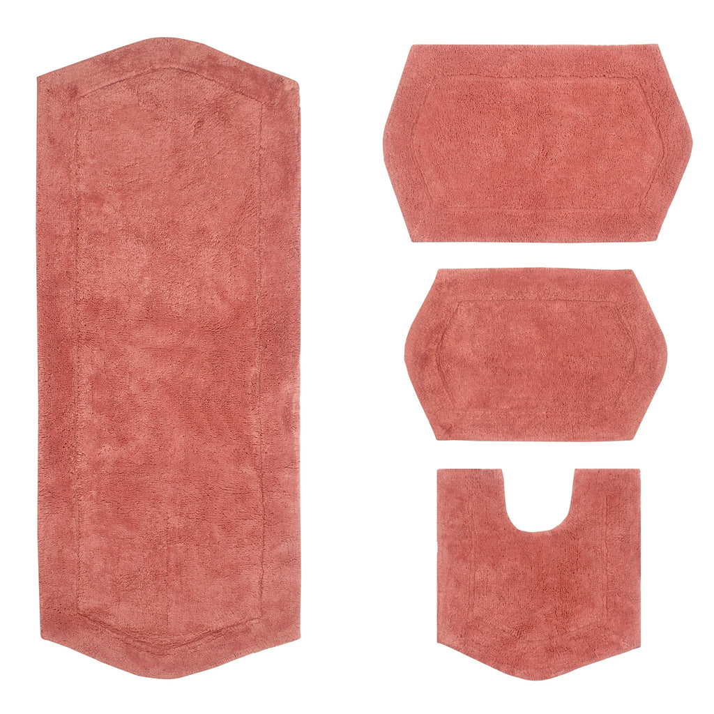 Absorbent Cotton 4 Piece Bathroom Set L282