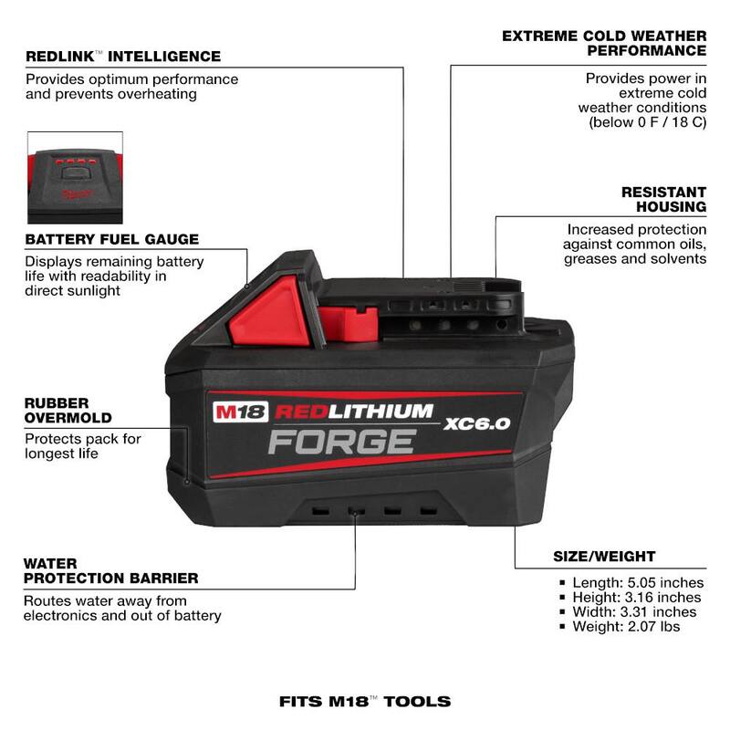 18V Lithium-Ion 6.0 Ah Battery Pack 2-Pack D377674