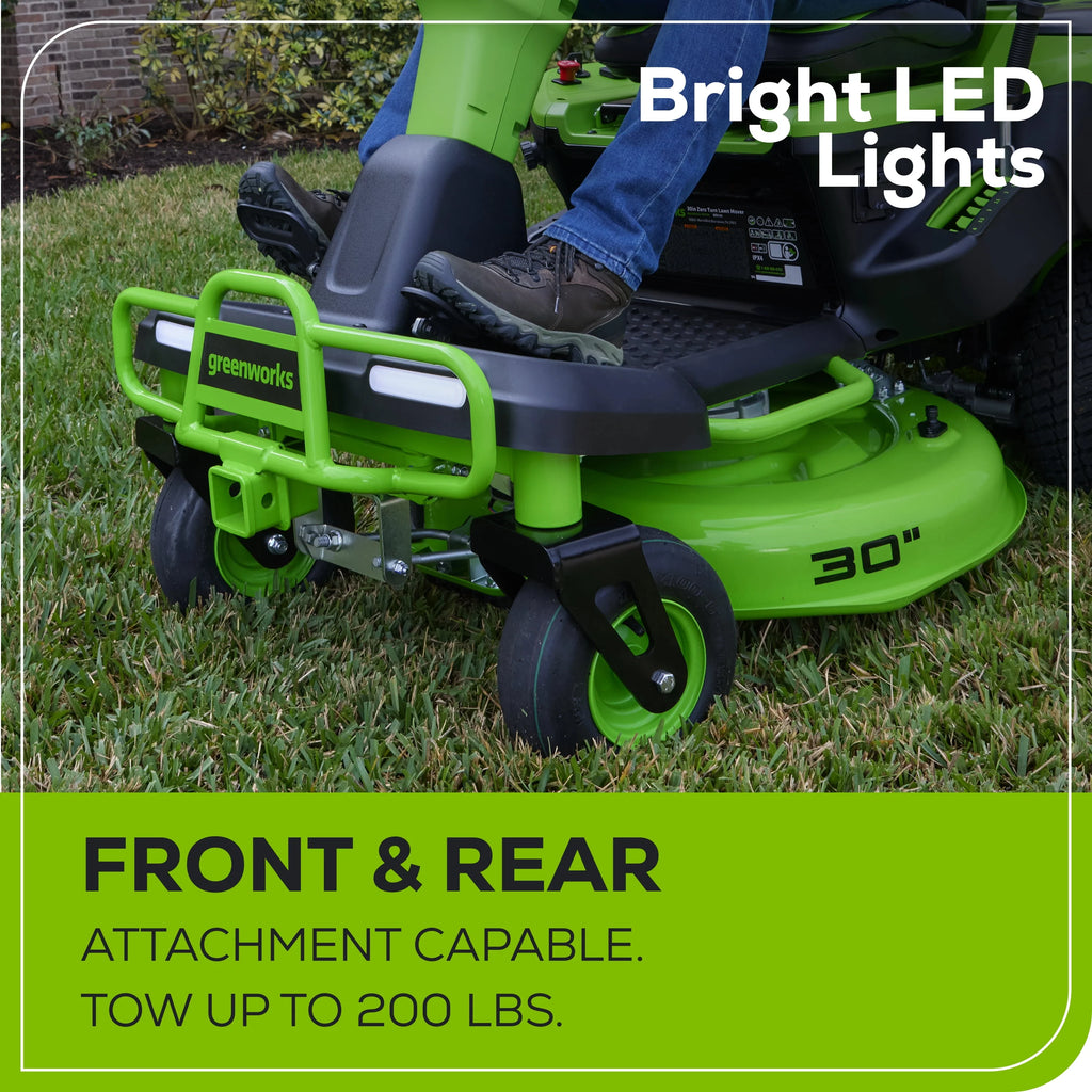 60V 30” Zero Turn Riding Lawn Mower with Batteries & Charger K33227