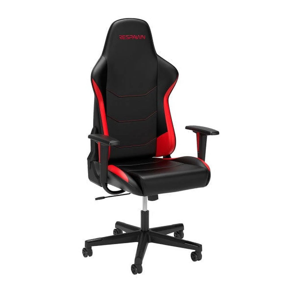 Ergonomic PVC Gaming Chair with Integrated Headrest R7995