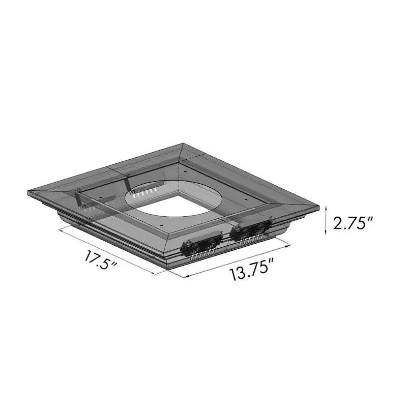 42 in. 400 CFM Ducted Island Mount Range Hood in Stainless Steel K263509