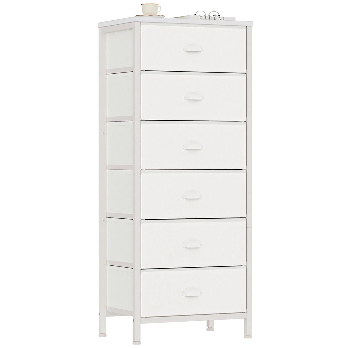 5 Drawer Dresser Fabric Bin Storage Organizer Y330
