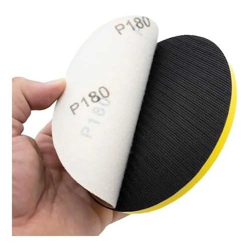 6 Inch Round & Mouse Hand Sanding Block Kit, 5 PCS L3616