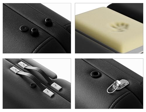 Portable 3 Fold Memory Foam Massage Table with Carrying Bag J377