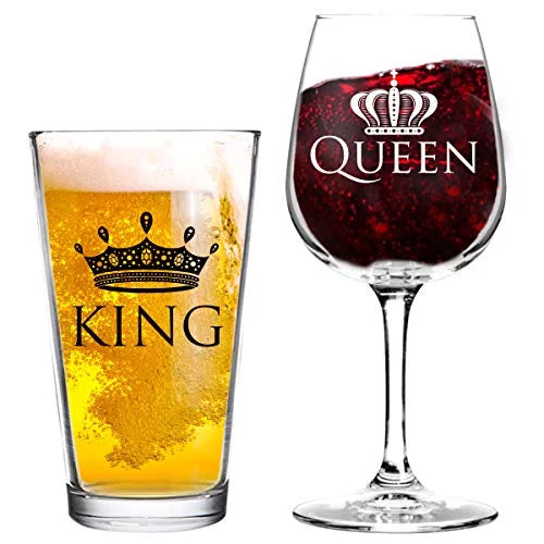Beer and Wine Glass Gift Set of 2 C734