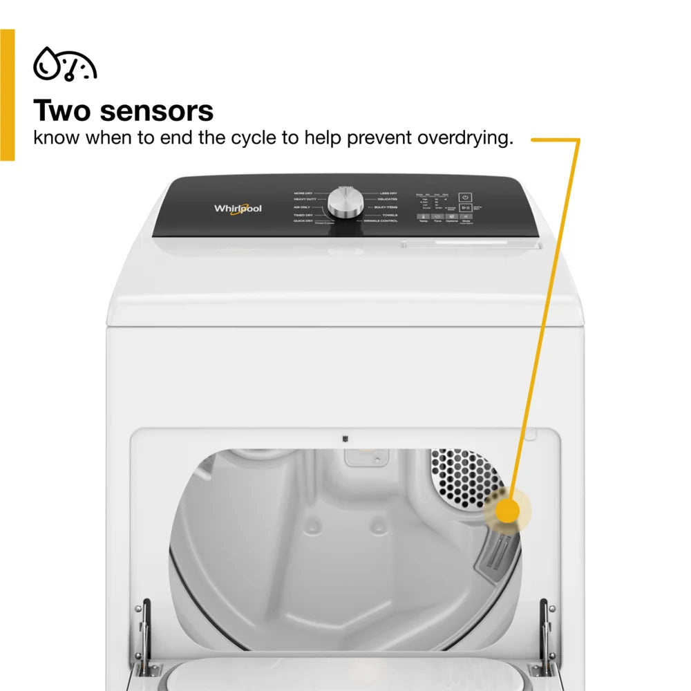 White Top Load Gas Dryer X11814