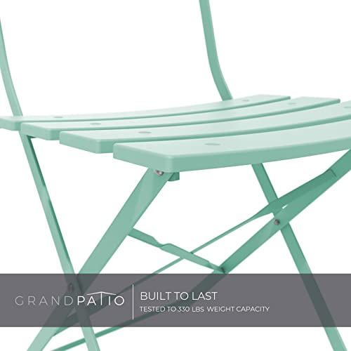Red 3 Piece Folding Patio Bistro Set R8664