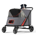 Pet Stroller with Brakes and Storage Pocket D96706