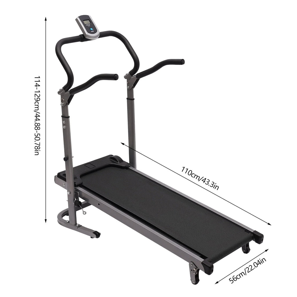 22'' Folding Treadmill with Incline LED Display Pink H1658