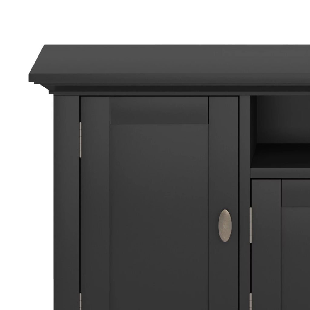 Black Wood 72 inch TV Media Stand J551244