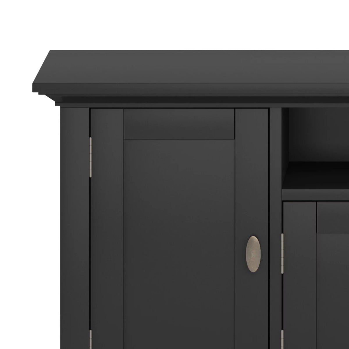 Black Wood 72 inch TV Media Stand J551244