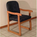 Medium Oak Wooden Guest Chair P897
