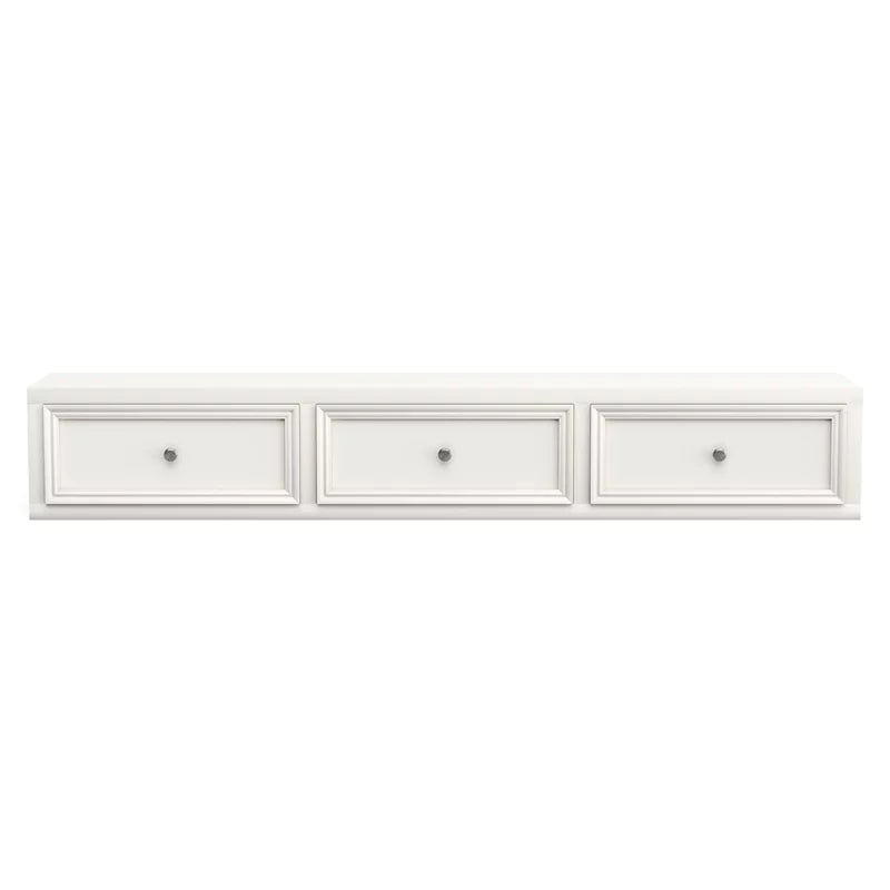 Bright White 3 Under Bed Storage Drawers J703119