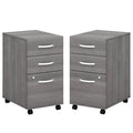 2 Piece Wood Mobile Filing Cabinet Set T402