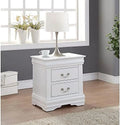 Cherry 2 Drawer Nightstand Q2112