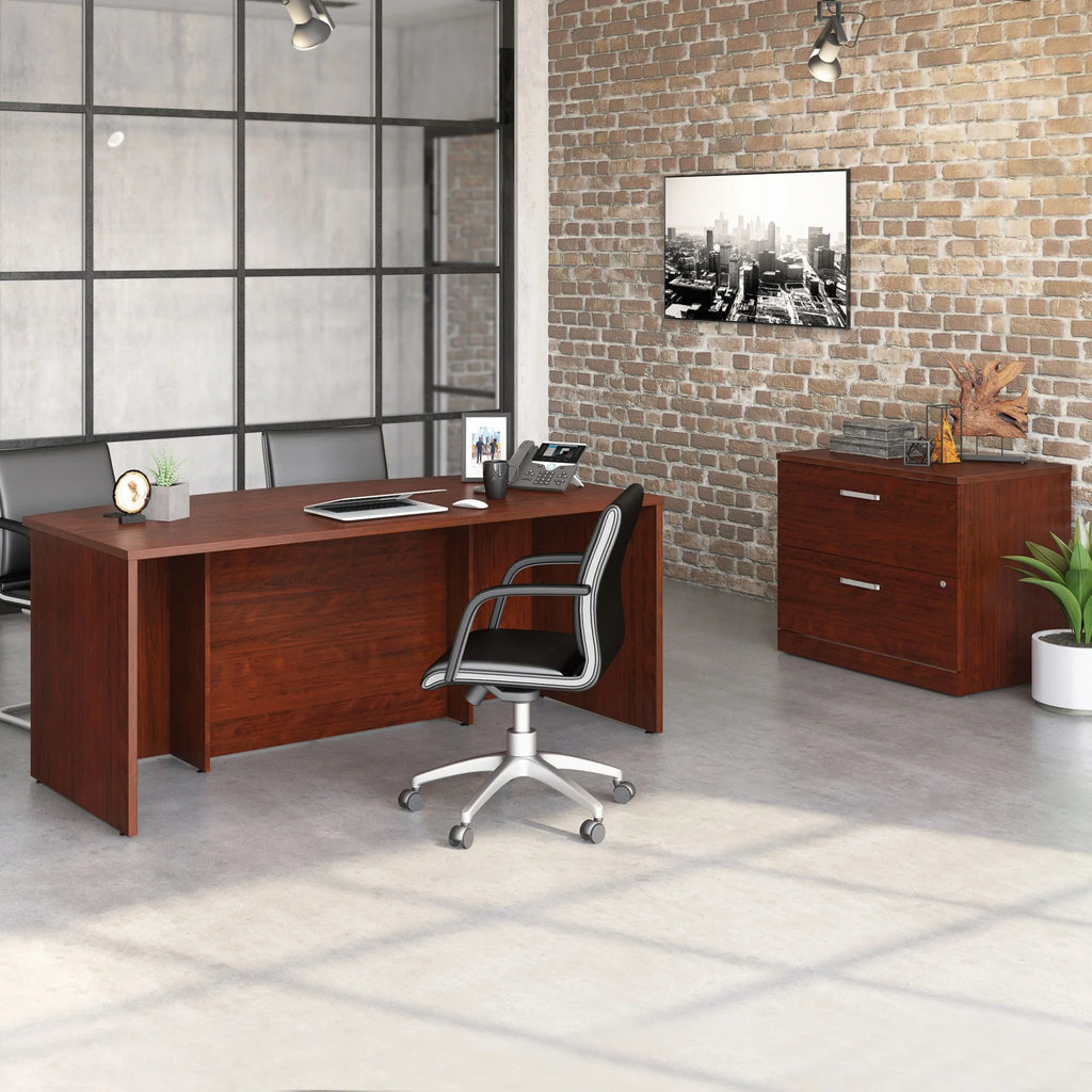 Classic Cherry Desk and File Cabinet W375571