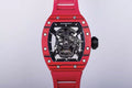 Black Dial Red Bezel Red Rubber Strap Tourbillon R928773