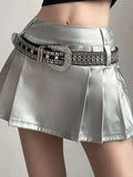 Pleated Skirt T969