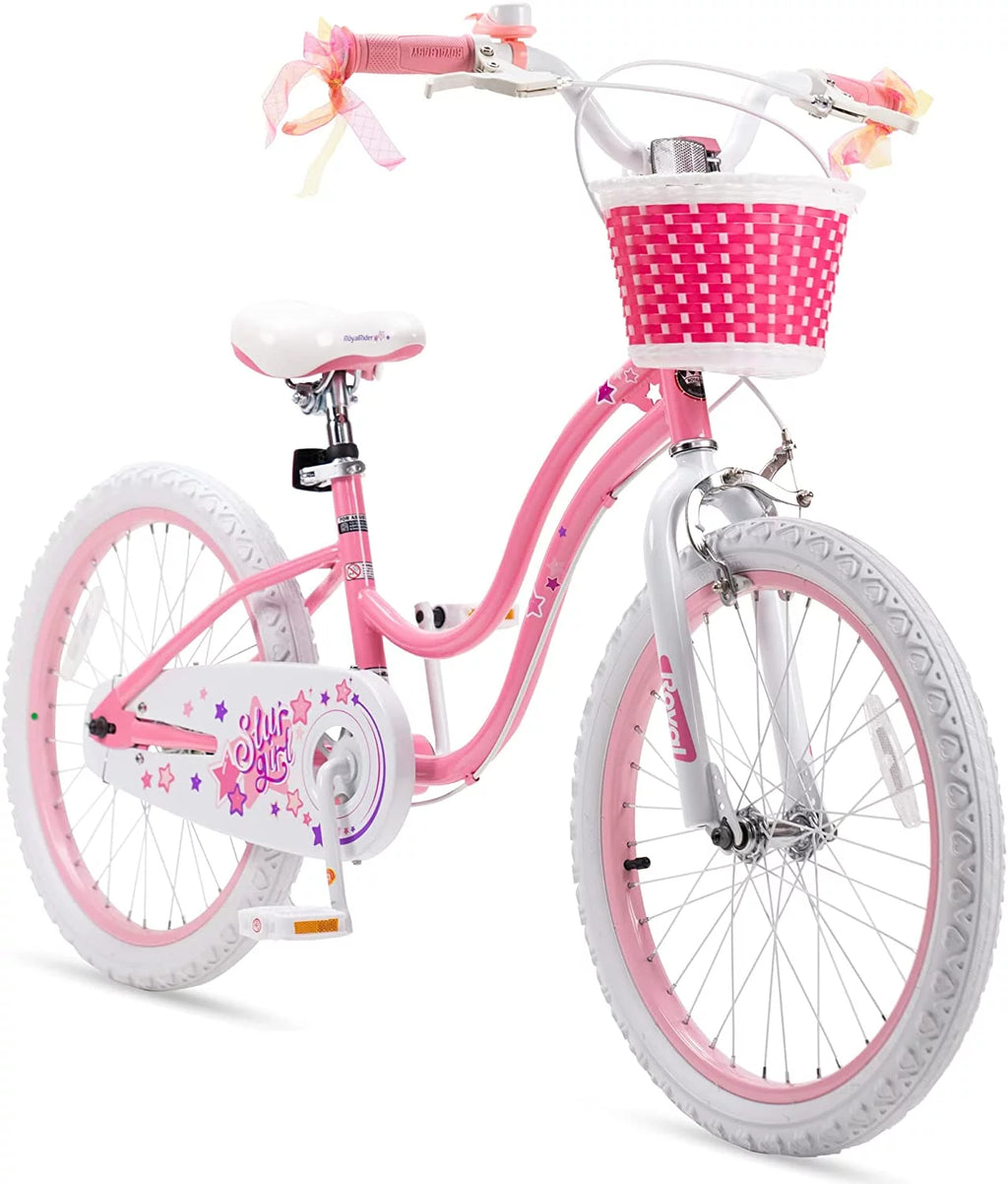 20 Inch Kids Bike with Kickstand Basket Blue H632341