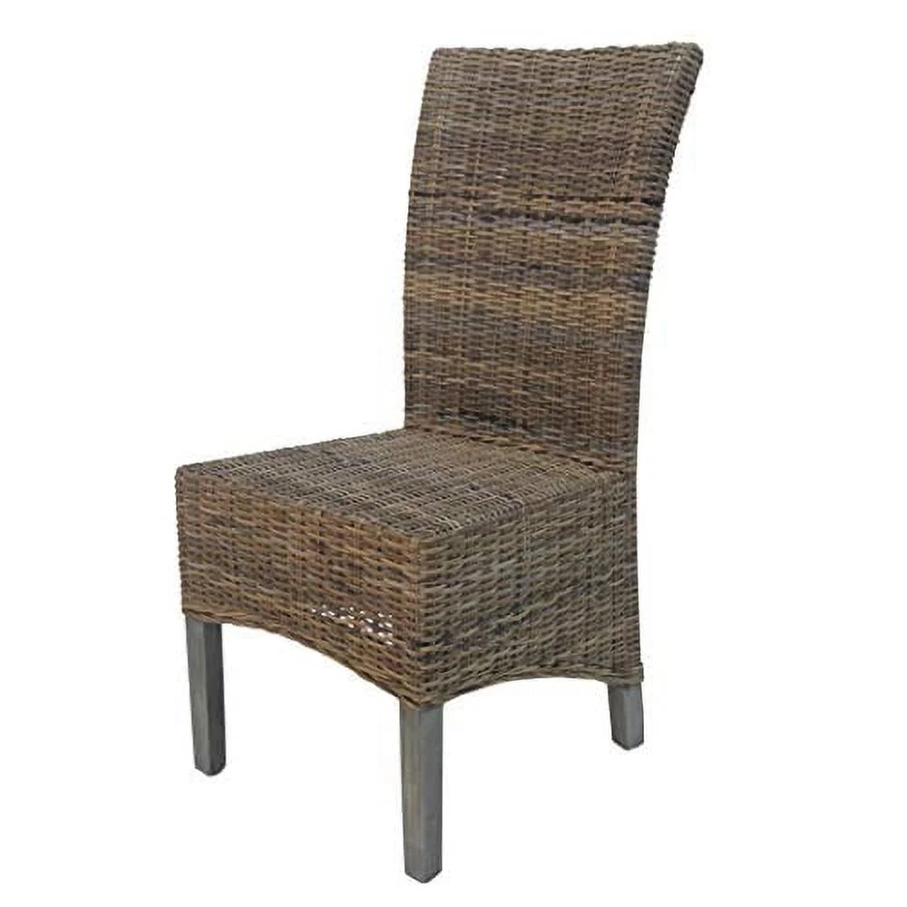 Rustic Gray Coastal Chair C377