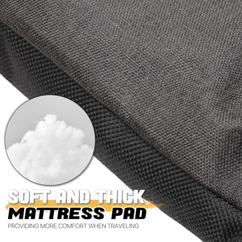 Black Set of 2 Adjustable Reclining Camping Bed with Carry Bag R86718