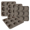 8 PCS 9 Cavity Non-stick Silicone Baking Mold C369