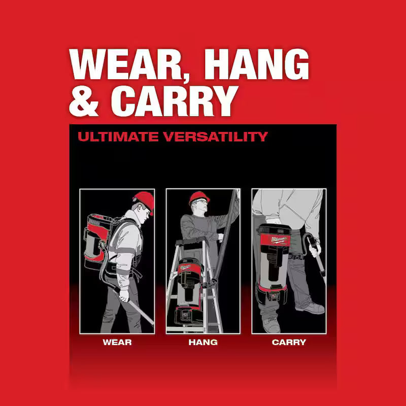 18-Volt Cordless 3-in-1 Backpack Vacuum P970