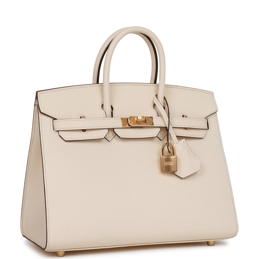Birkin 25 Nata Epsom Gold Hardware Q1843