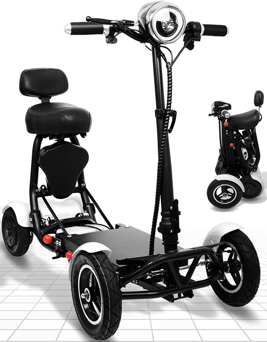 Foldable Lightweight Battery Power Four-Wheel Mobility Scooter L277