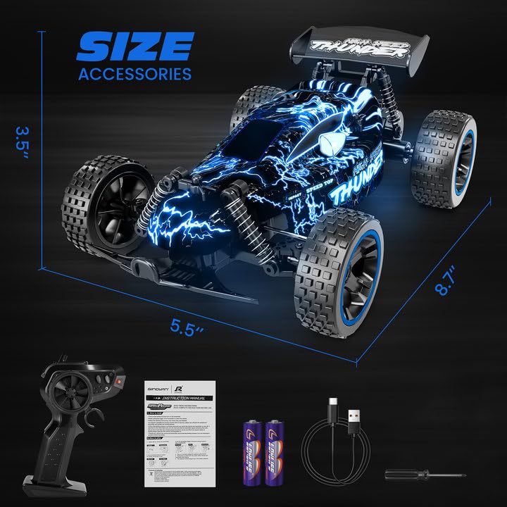 1:18 Scale RC Car with LED Lights Z225
