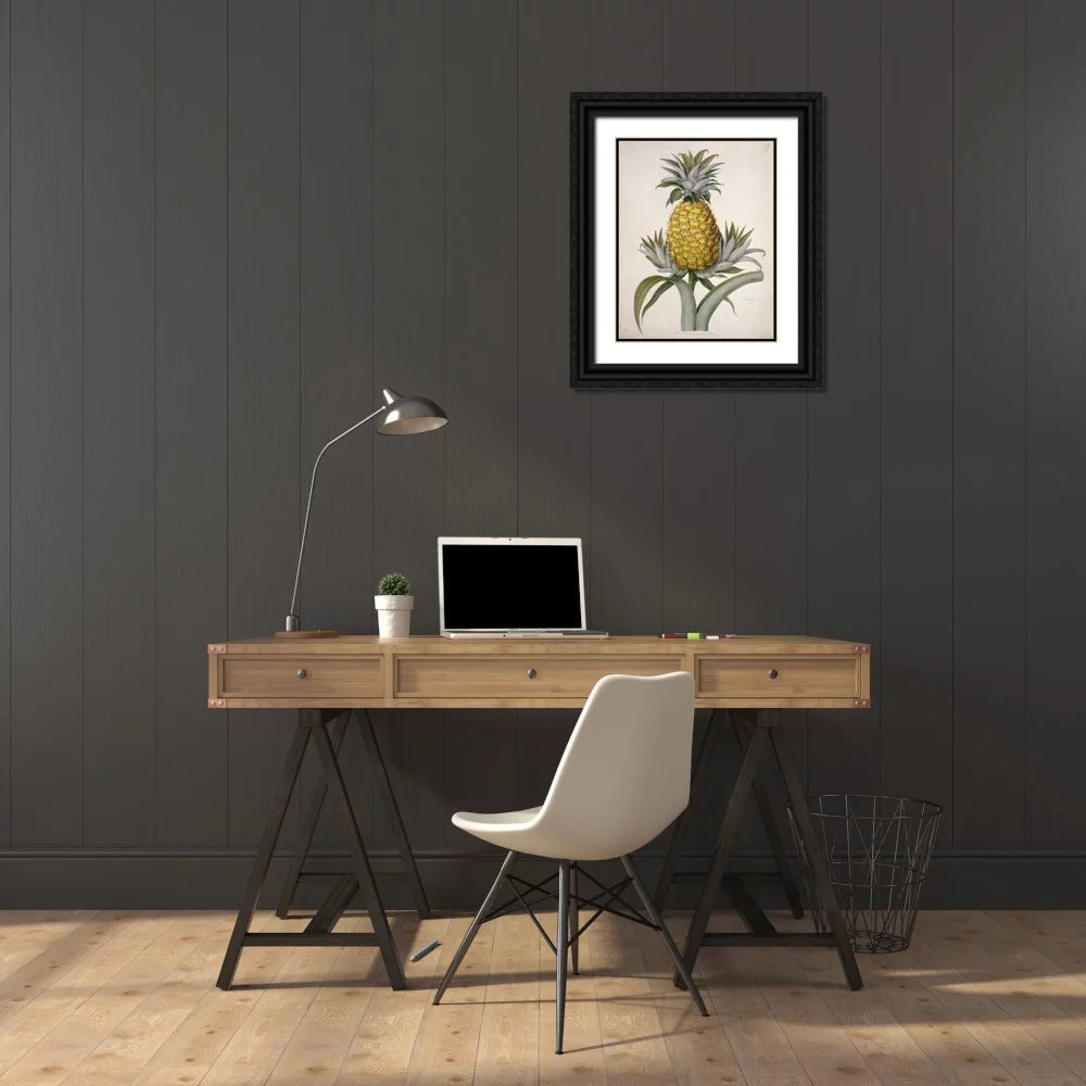 Black Ornate Wood Framed Art Print M93520