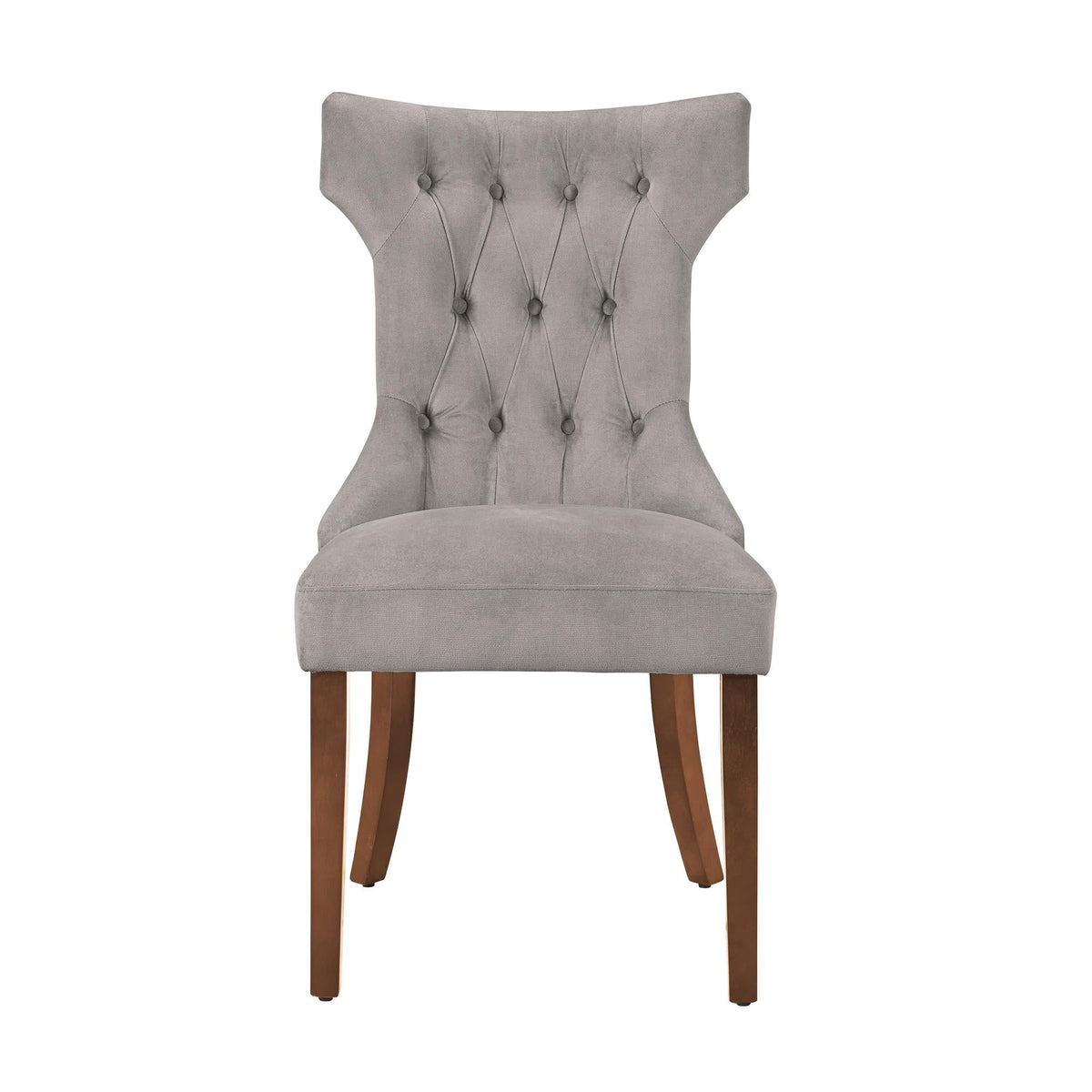 Tufted Dining Chair Set Of 2 Taupe J225138