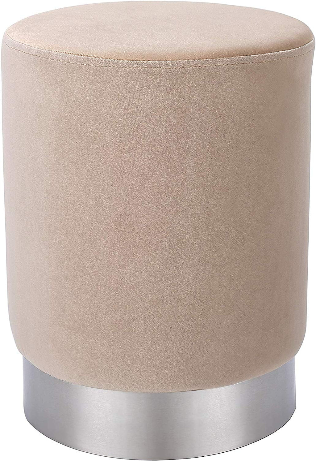 Round Velvet Ottoman Foot Stool X71094