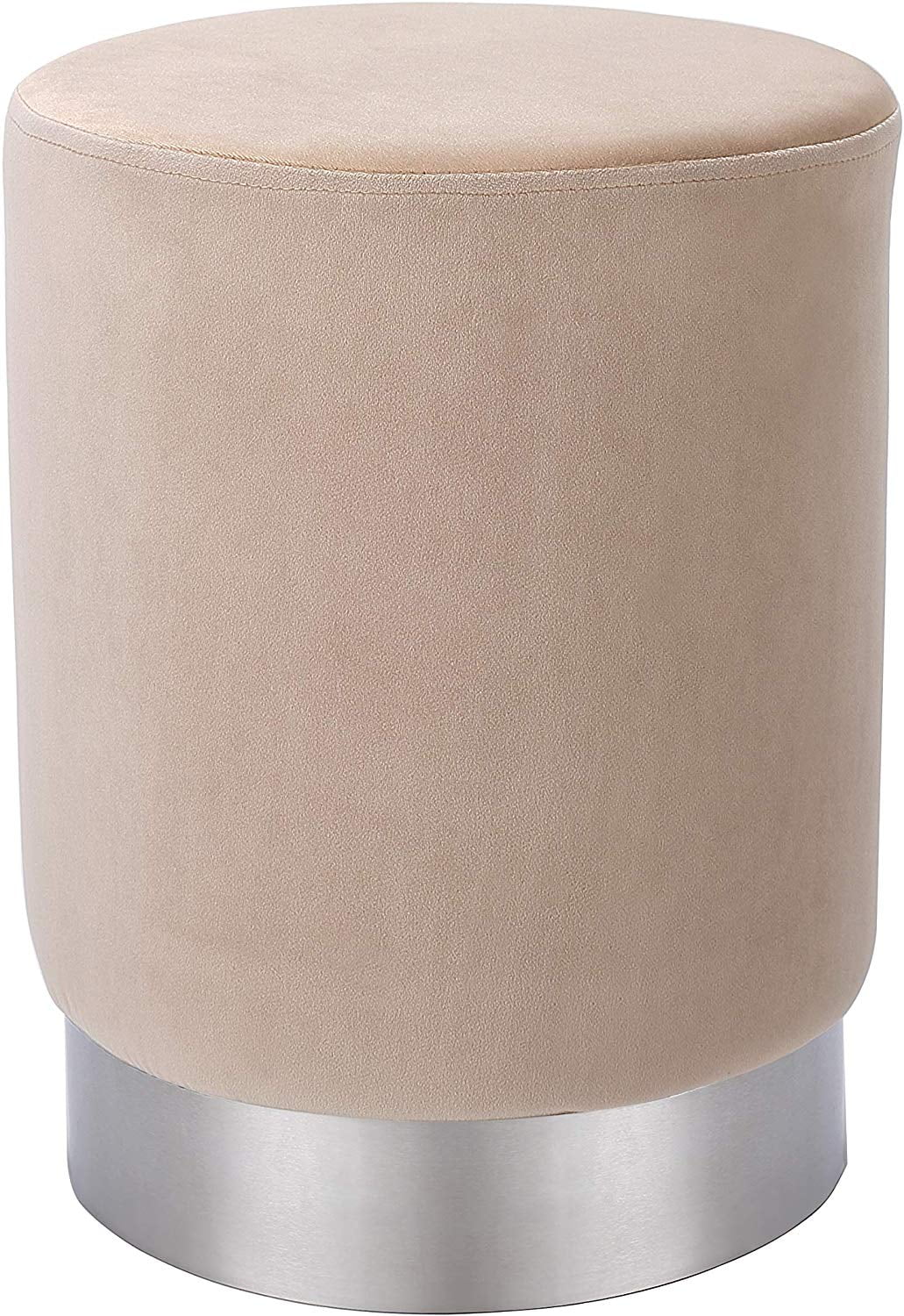 Round Velvet Ottoman Foot Stool X71094