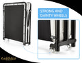 Folding Guest Bed with 3-Inch Foam Mattress and Caster Wheels R166688